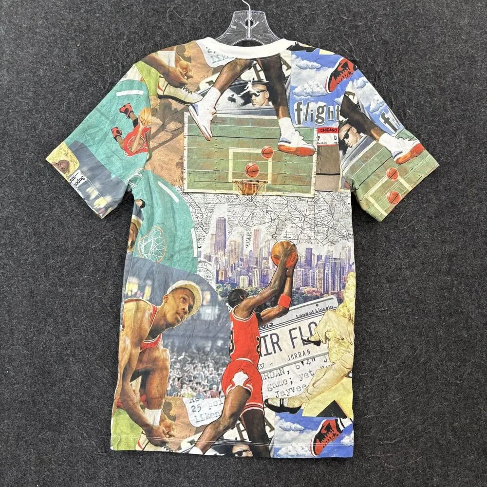 Air Jordan Flight Essentials Iconic Moments Shirt Men's Small Graphic Nike